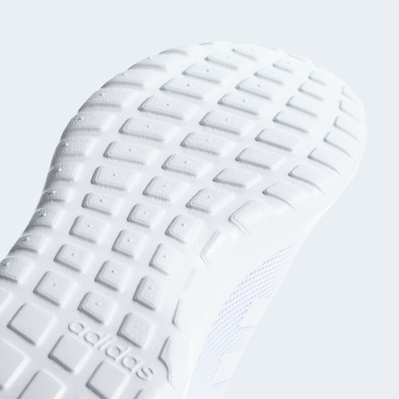 Women's ADIDAS Lite Racer BB6895 White Low Top Lace Up - Picture 7 of 10